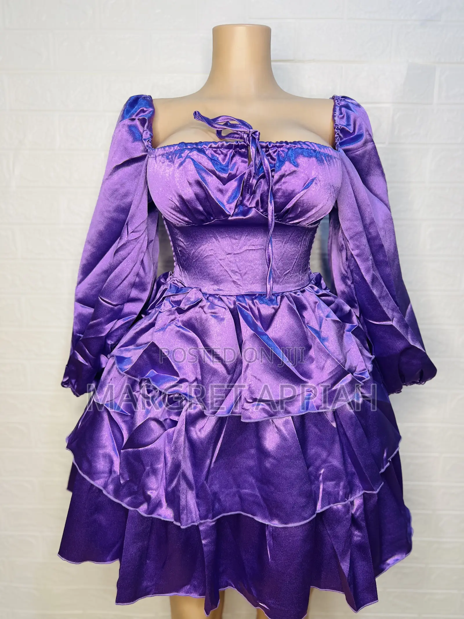 Off-the-Shoulder Ruffled Dress