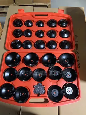 30pcs Oil Filter Wrench Set Cup Style Socket Remover