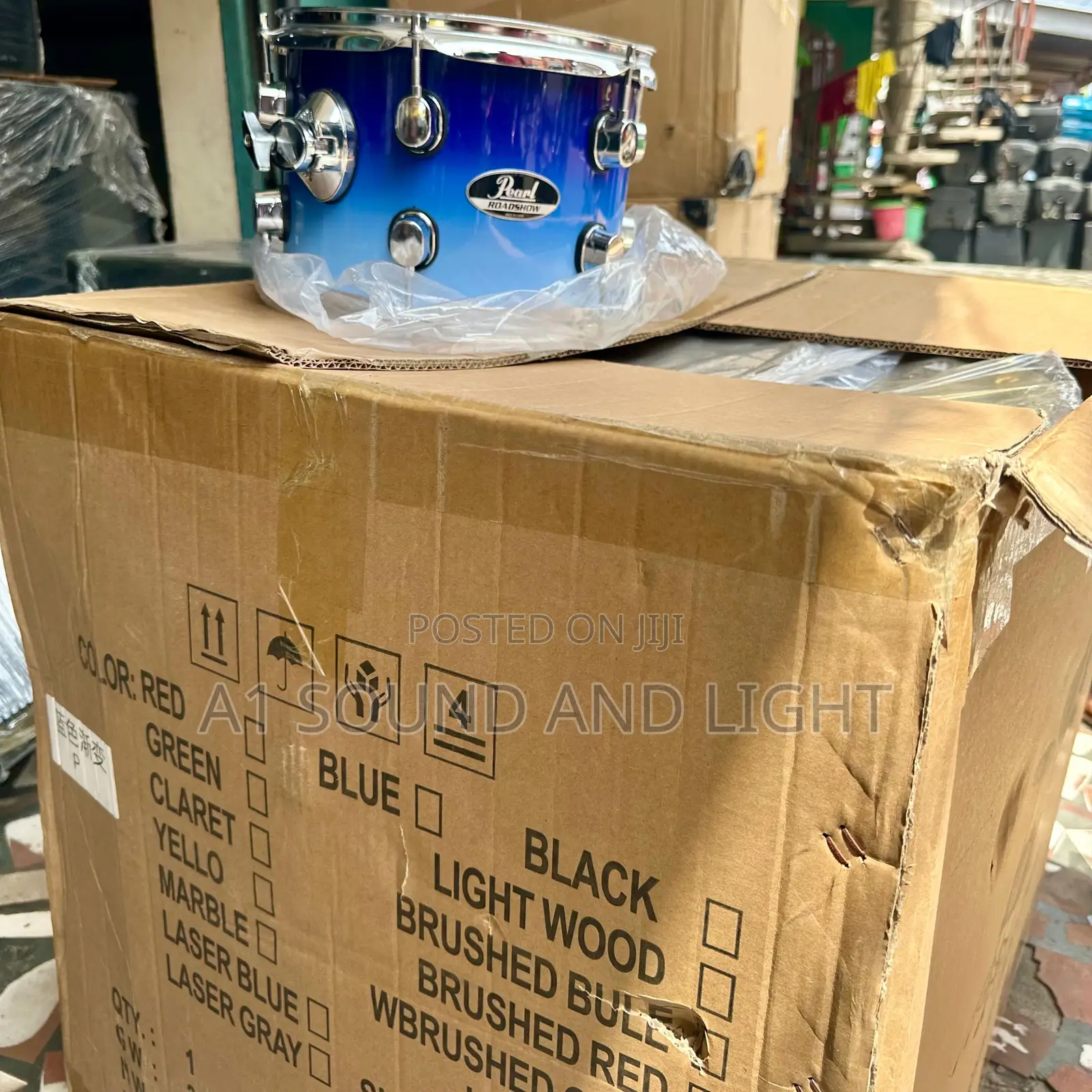 Pearl Roadshow 5 Pieces Complete Drum Set [3 Cymbals]