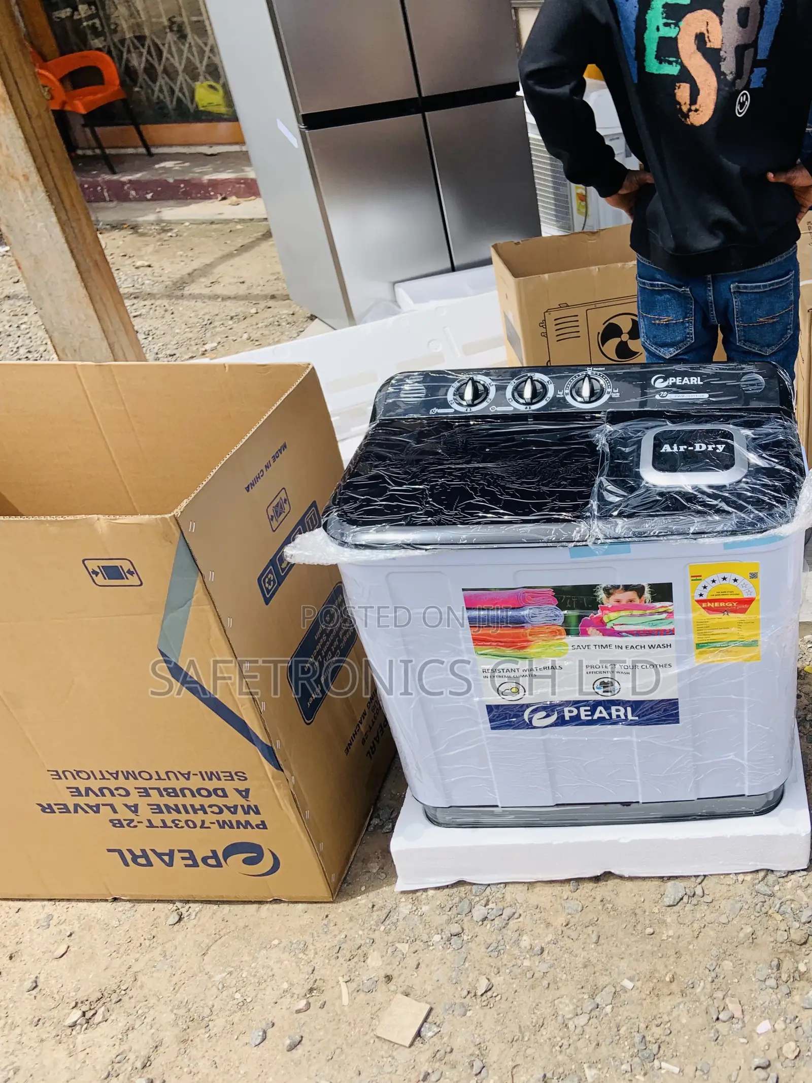 Choose White Pearl 7kg Topload Semiauto Washer