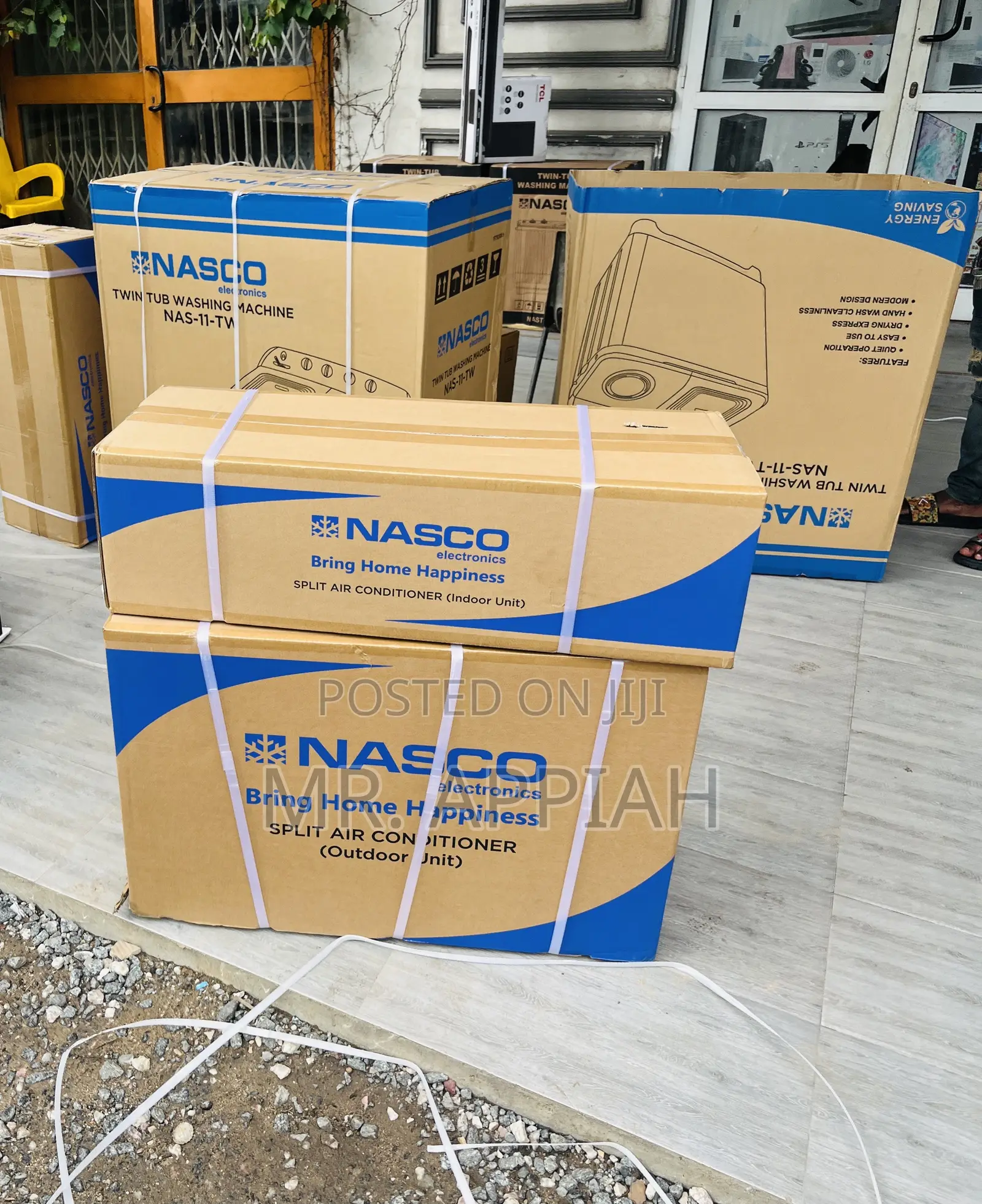 Shop Wonderful Nasco 2.0hp Split Inverter Ac(White).