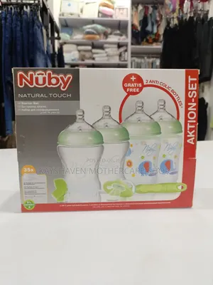 Nuby Natural Touch Starter Set Bottles