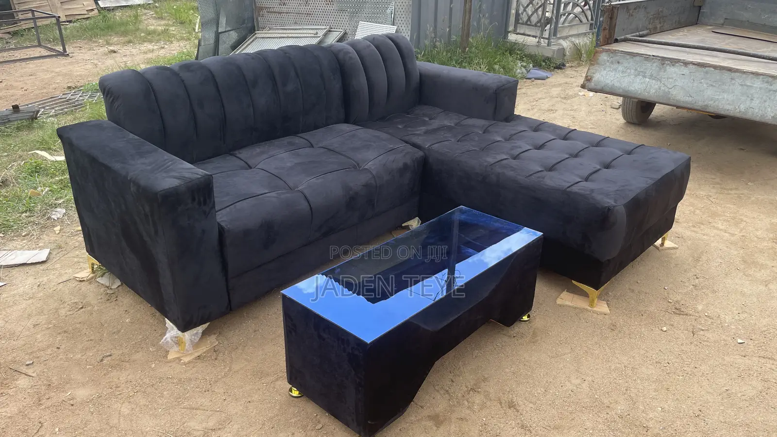 Black Fabric L Sharp(Free Delivery)Delivery Before Payment