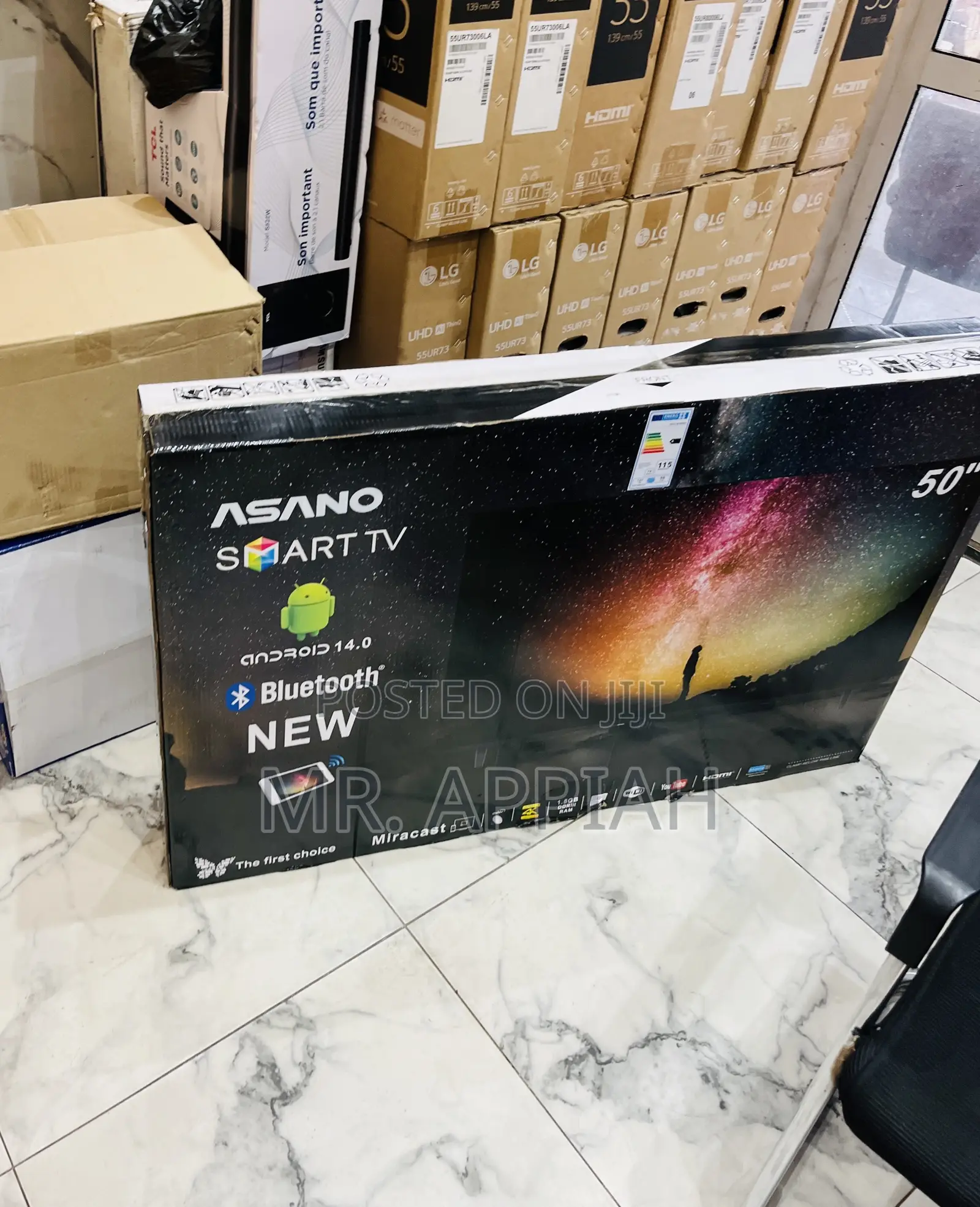 Top Choice Asano 50 Inch Uhd Smart Screen Tv(2024).