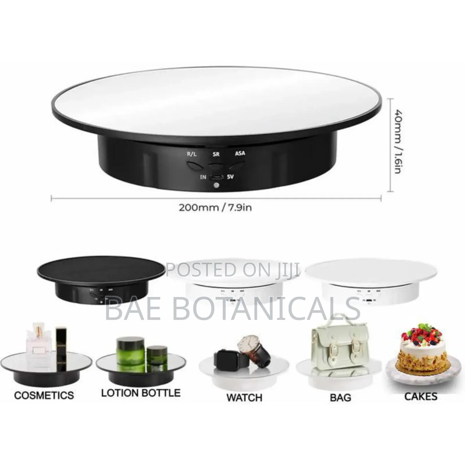 Rotating Mirror Display Stand (22cm Diameter)