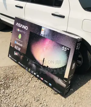Newly Made Asano 55” Uhd Smart Television(Black) 