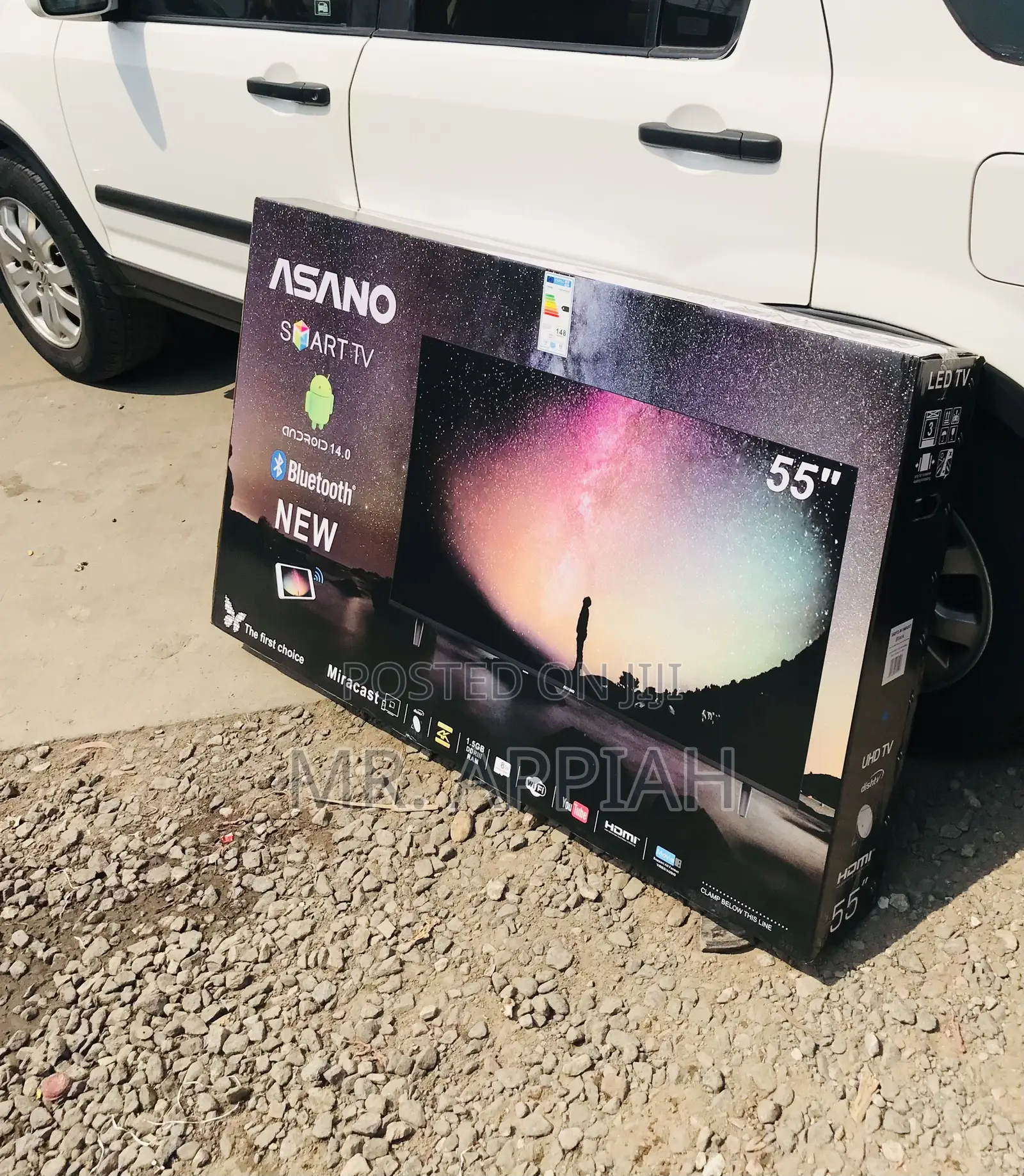 Uhd Smart Asano 55 Inch Television(2024 Model) 