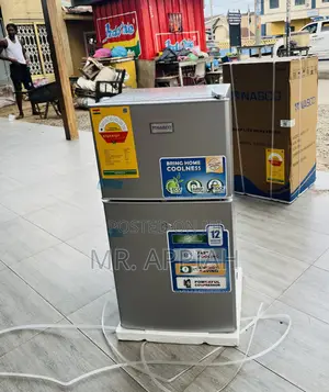 Double Door Nasco Table Top Fridge(Silver) 