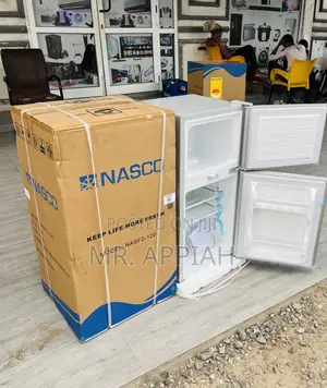 Check Out Nasco Table Top Double Door Fridge(Gray) 