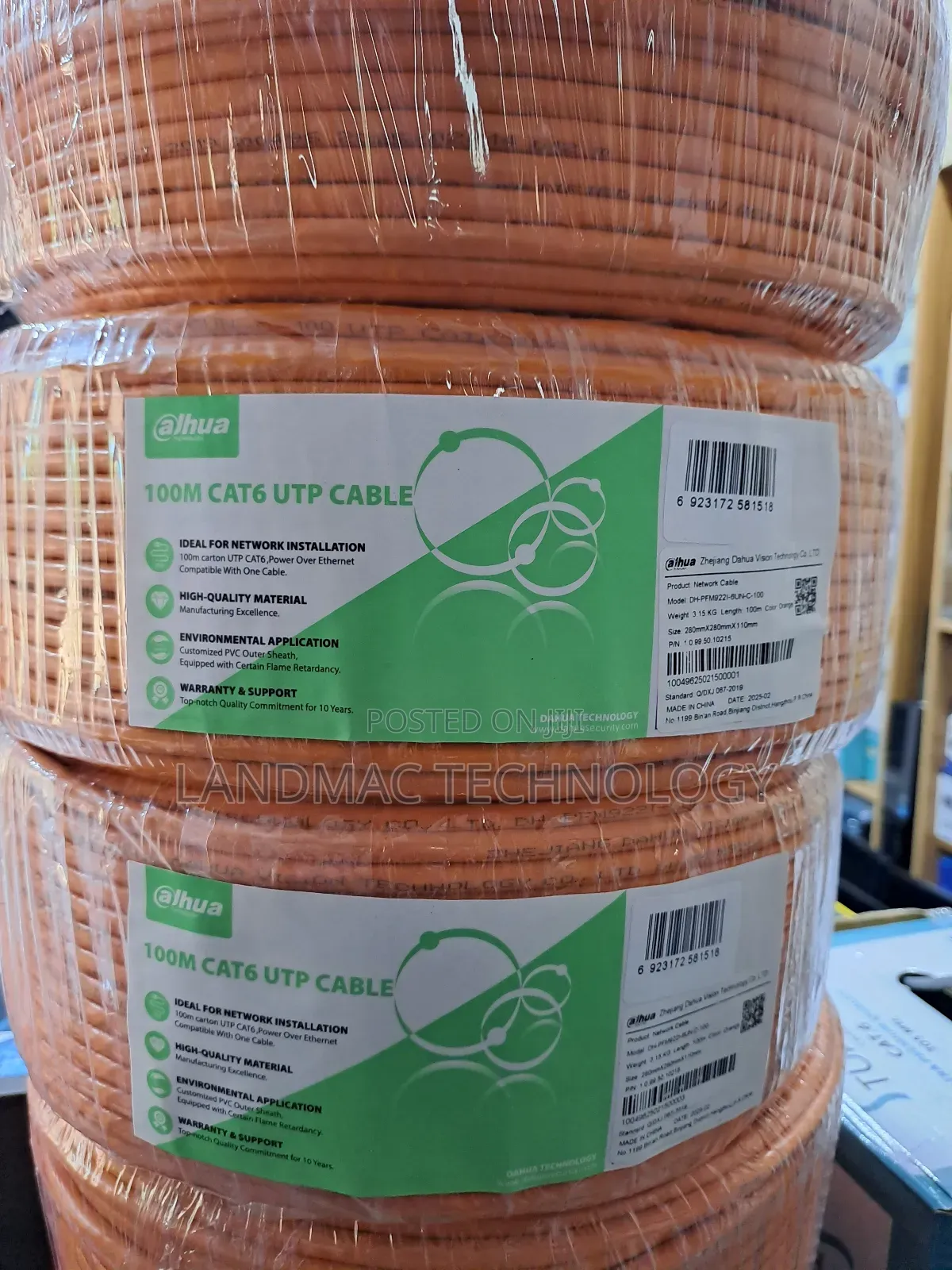 100m Utp Cat6 Cable