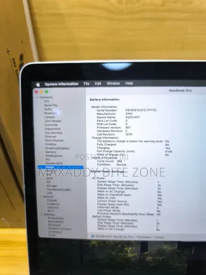 Laptop Apple MacBook Pro 2018 16GB Intel Core I7 SSD 256GB