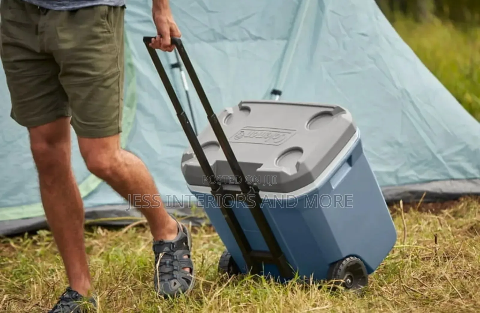 Coleman 60qt Ice Chest Rolling Cooler