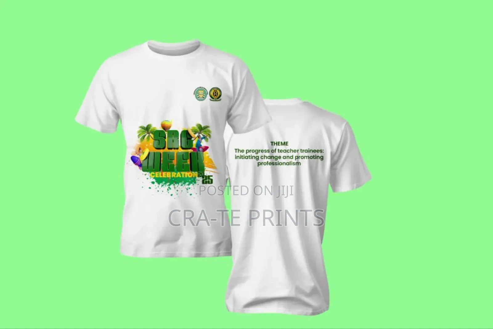 Cra-Te Prints: Complete DTF T-Shirt Printing at 37 GHC