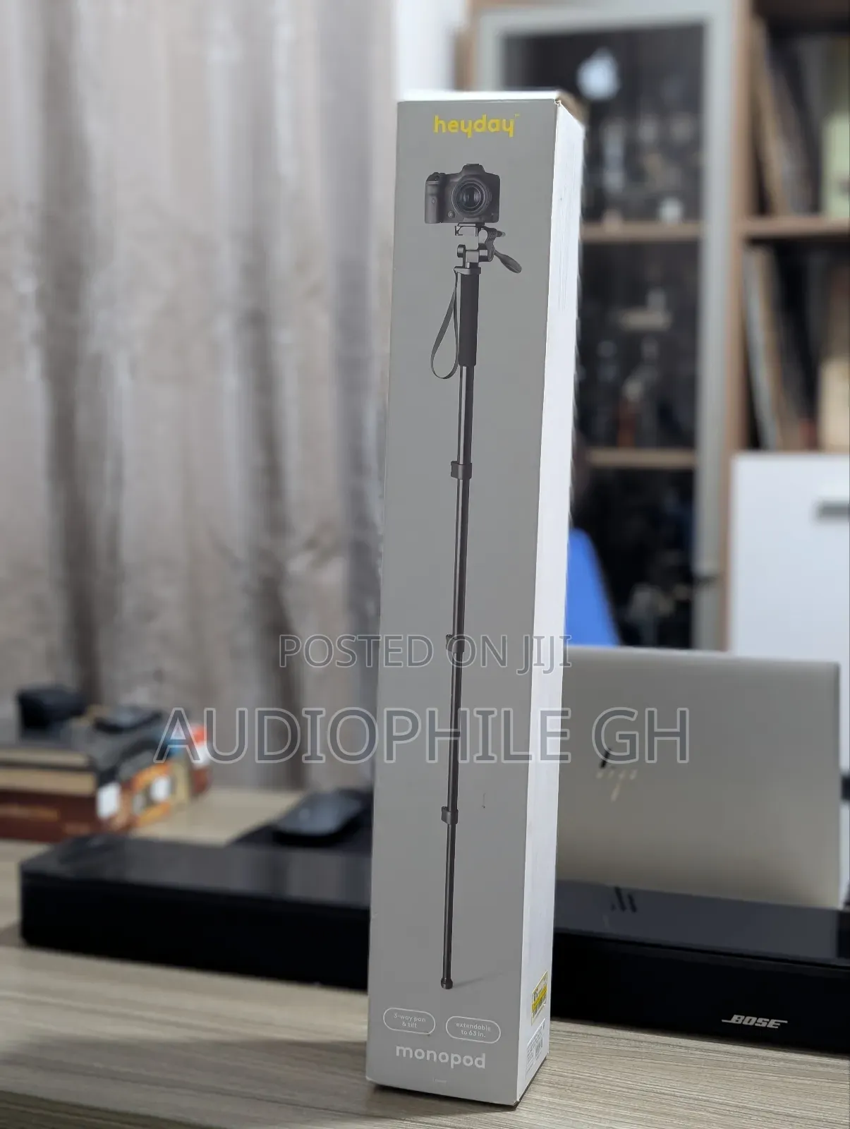 Heyday 3-Way Pan Tilt Monopod Stand / Tripod