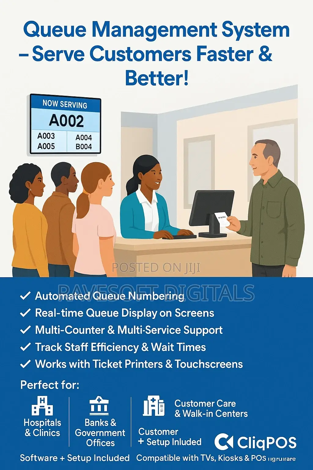 Queue Management System – Serve Customers Faster Better!