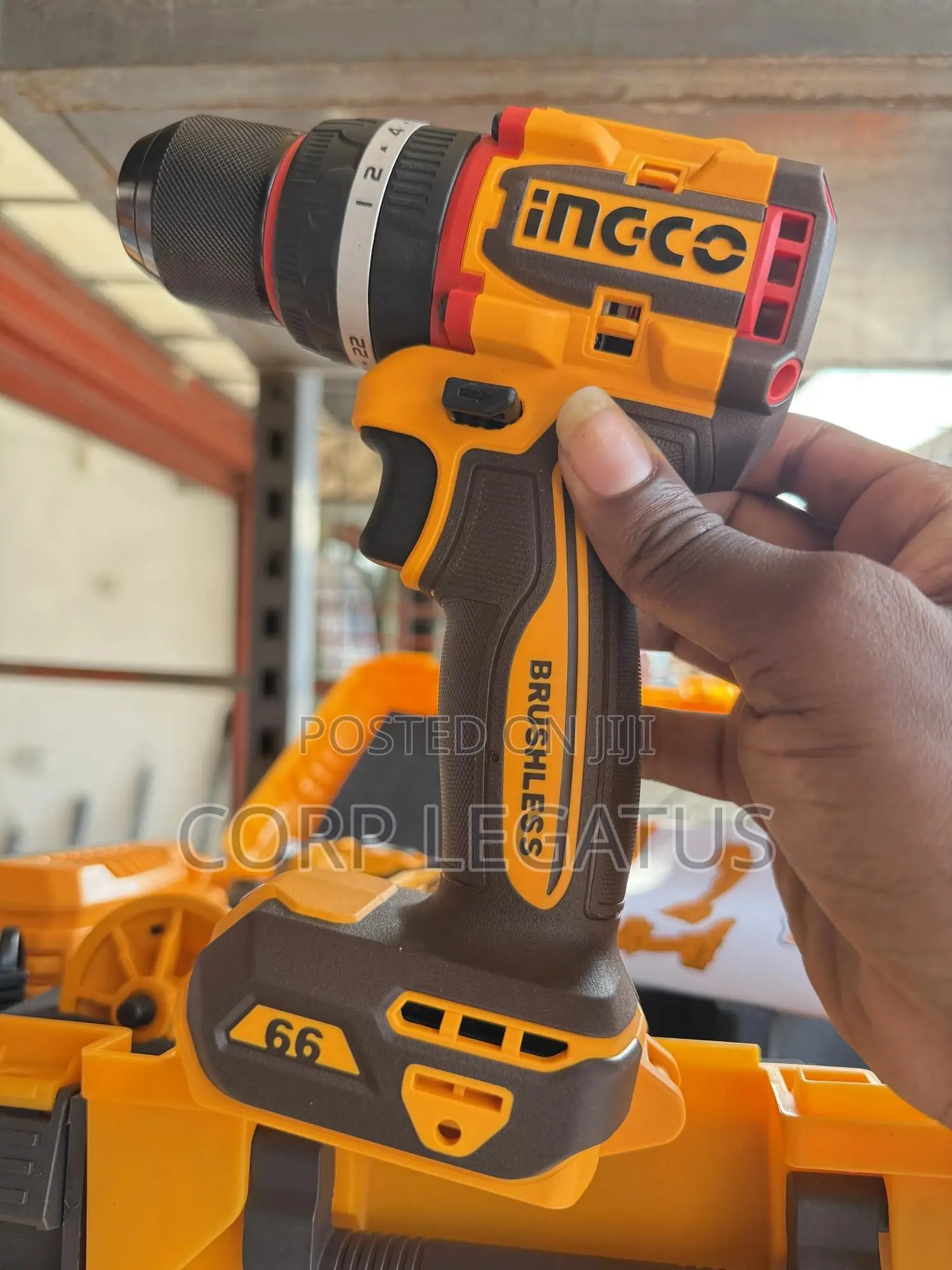 Ingco 2 in 1 Combo Cordless Impact Drill and Grinder