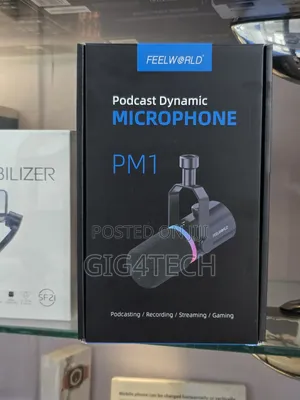 Feelworld Pm1 Podcast Usb-C XLR Microphone Short Arm