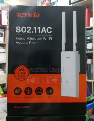 Tenda Wireless Access Point Dual Band Indoor/Outdoor Oap1200