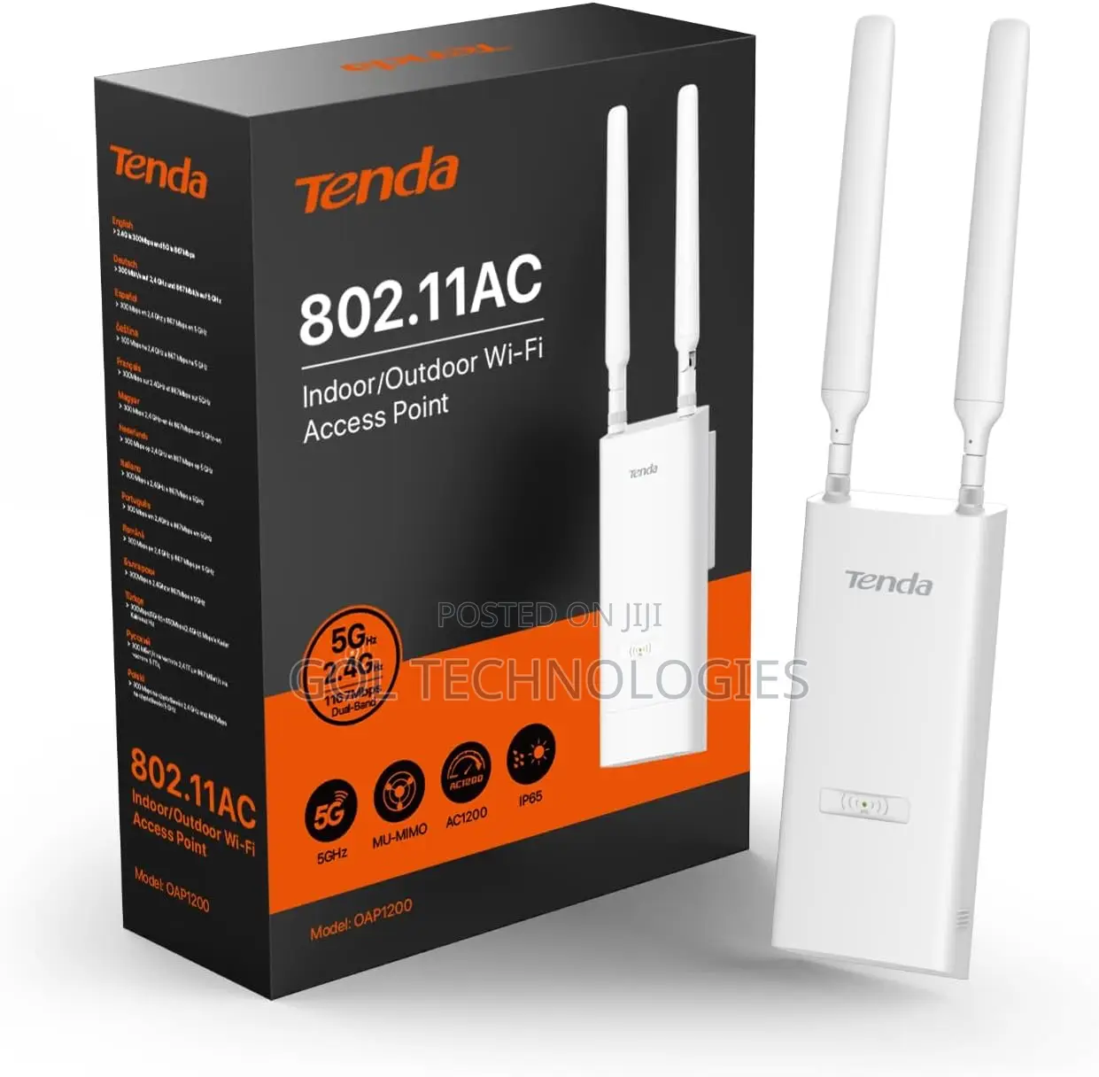 Tenda Access Point 802.11ac Indoor/ Outdoor Wifi Dual Band