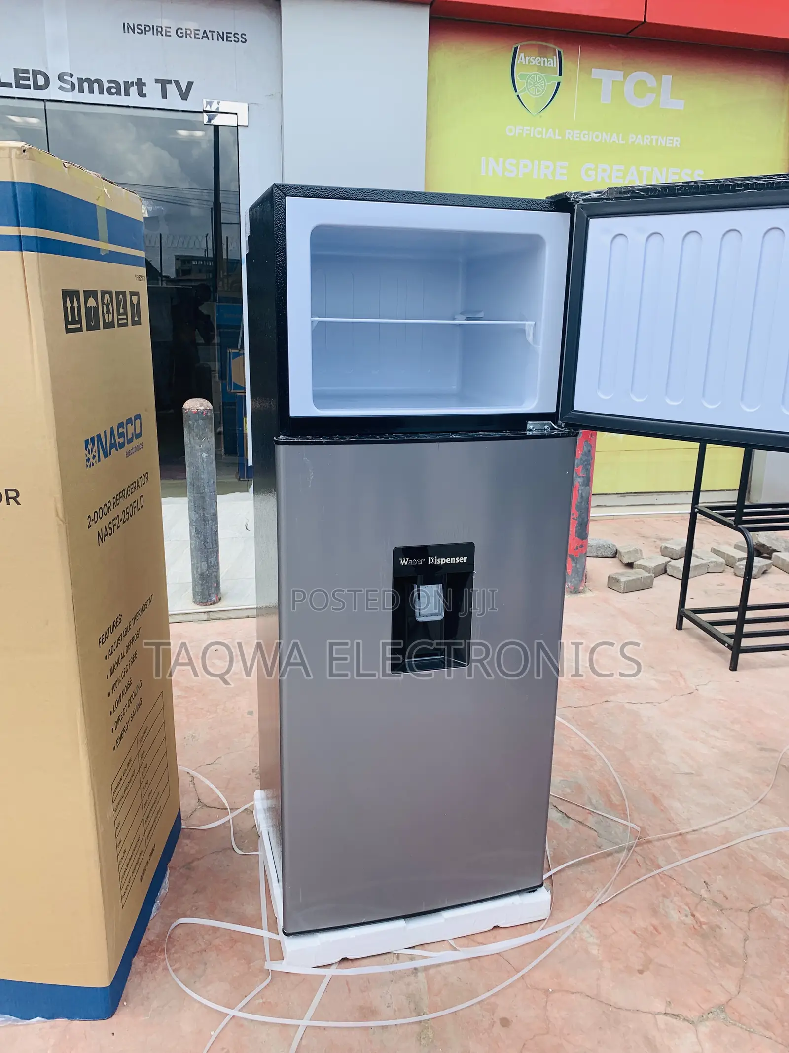 Nasco 210l Fridge With Dispenser