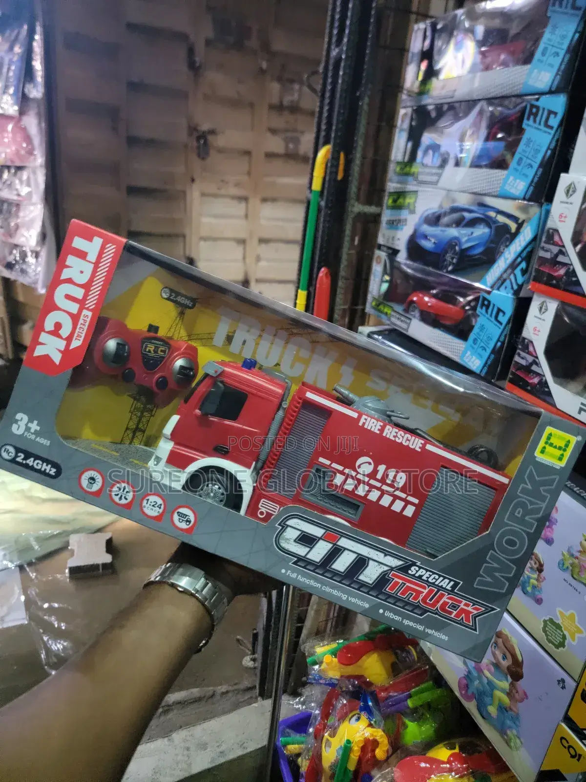 Fire Service Rc Truck
