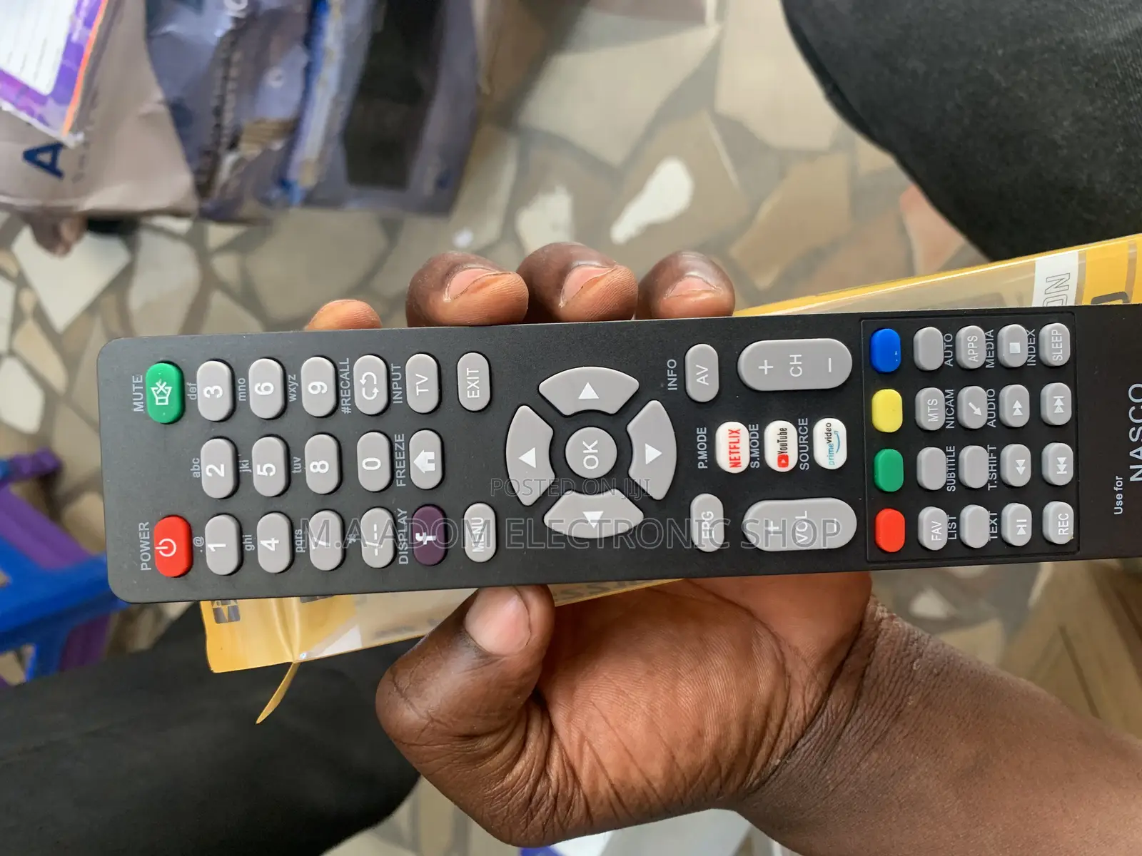 Nasco Tv Remote Control