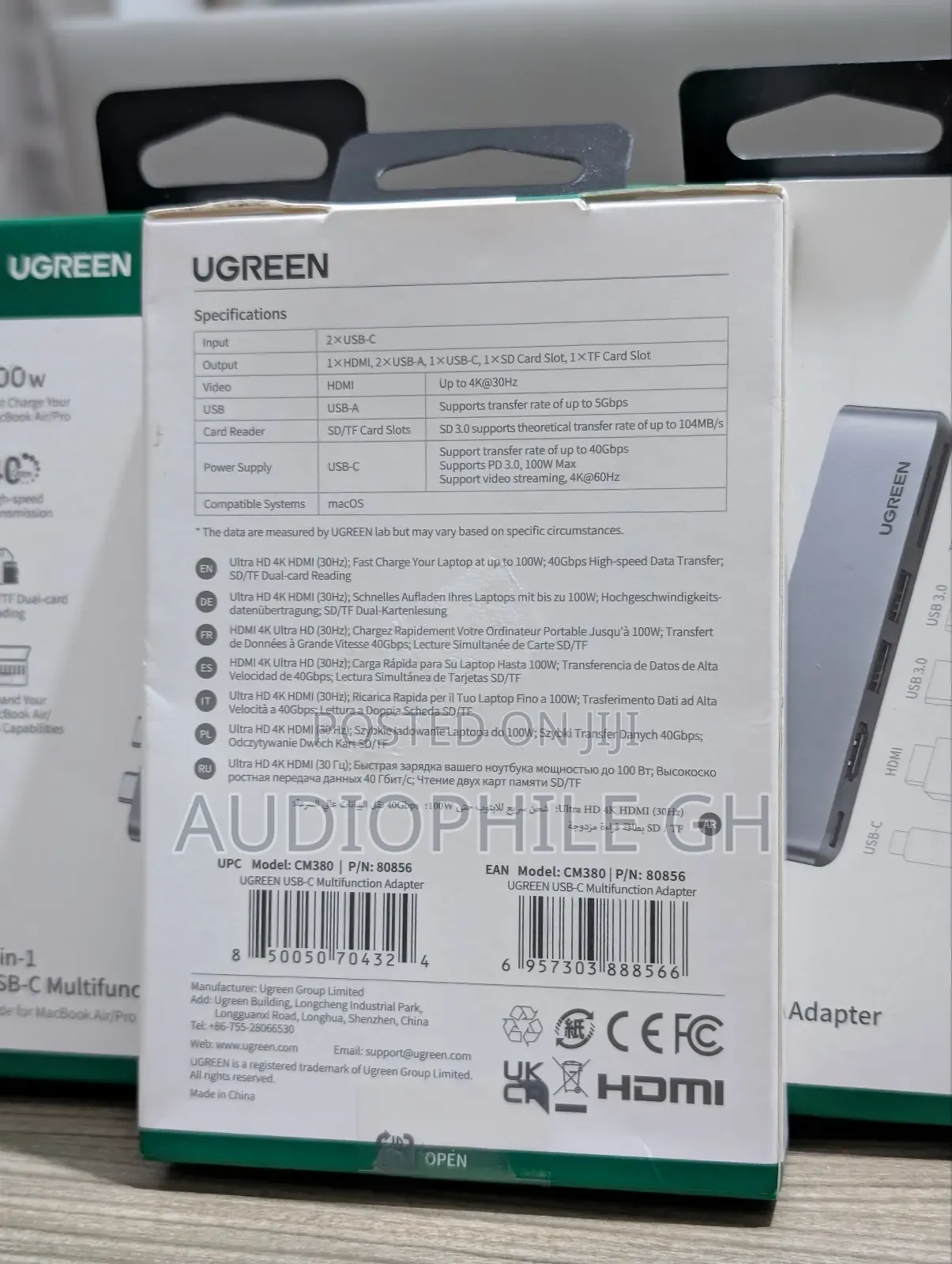 Ugreen 6-in-1 Usb-C Multifunction Adapter