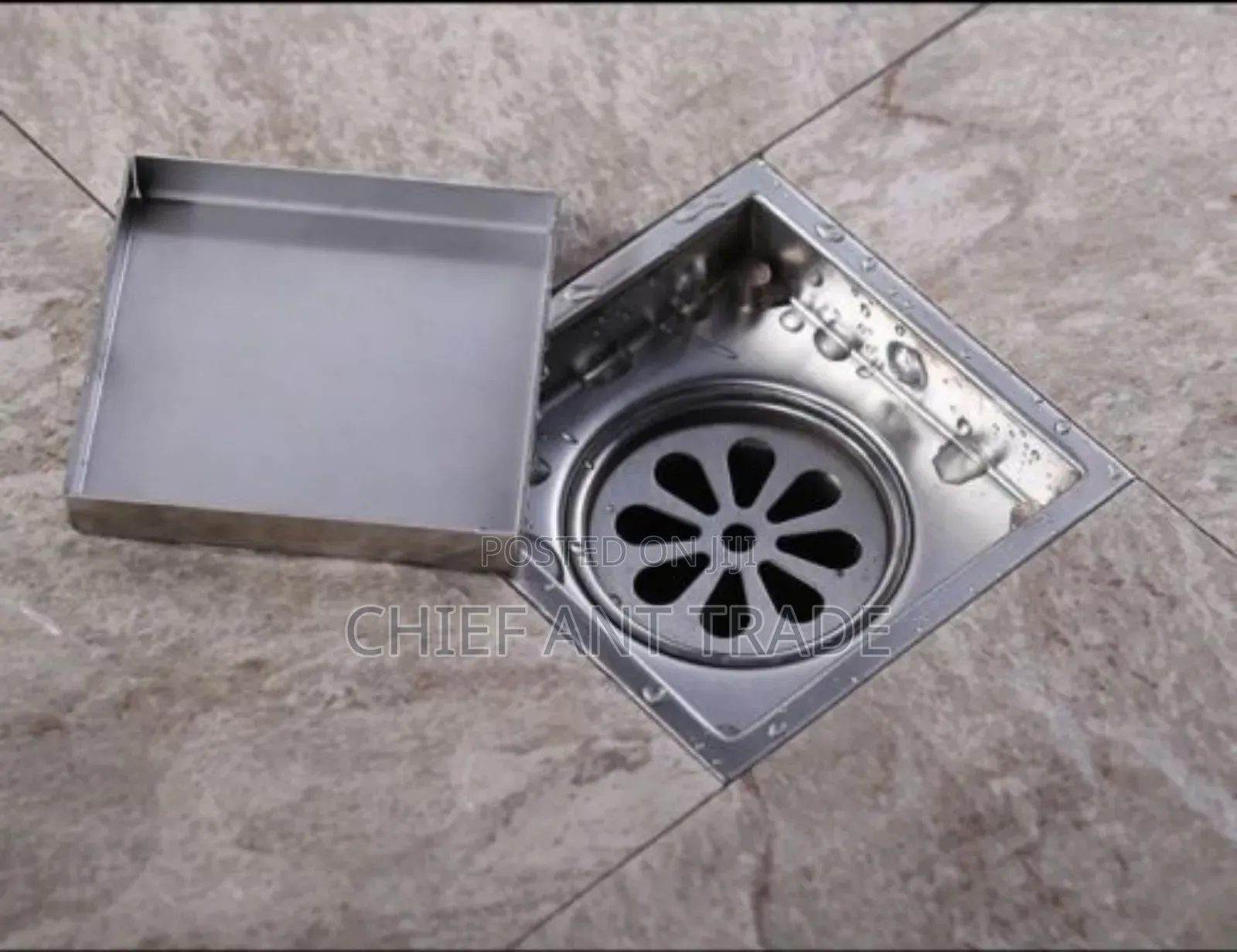 Floor Drains 10cm Silver 555