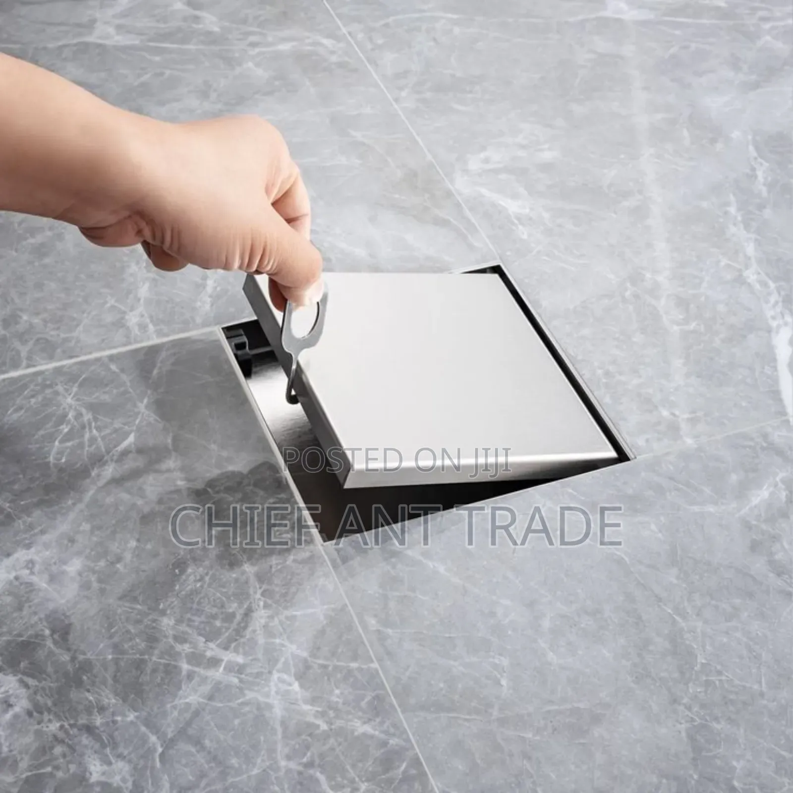 Floor Drains 10cm Silver 555