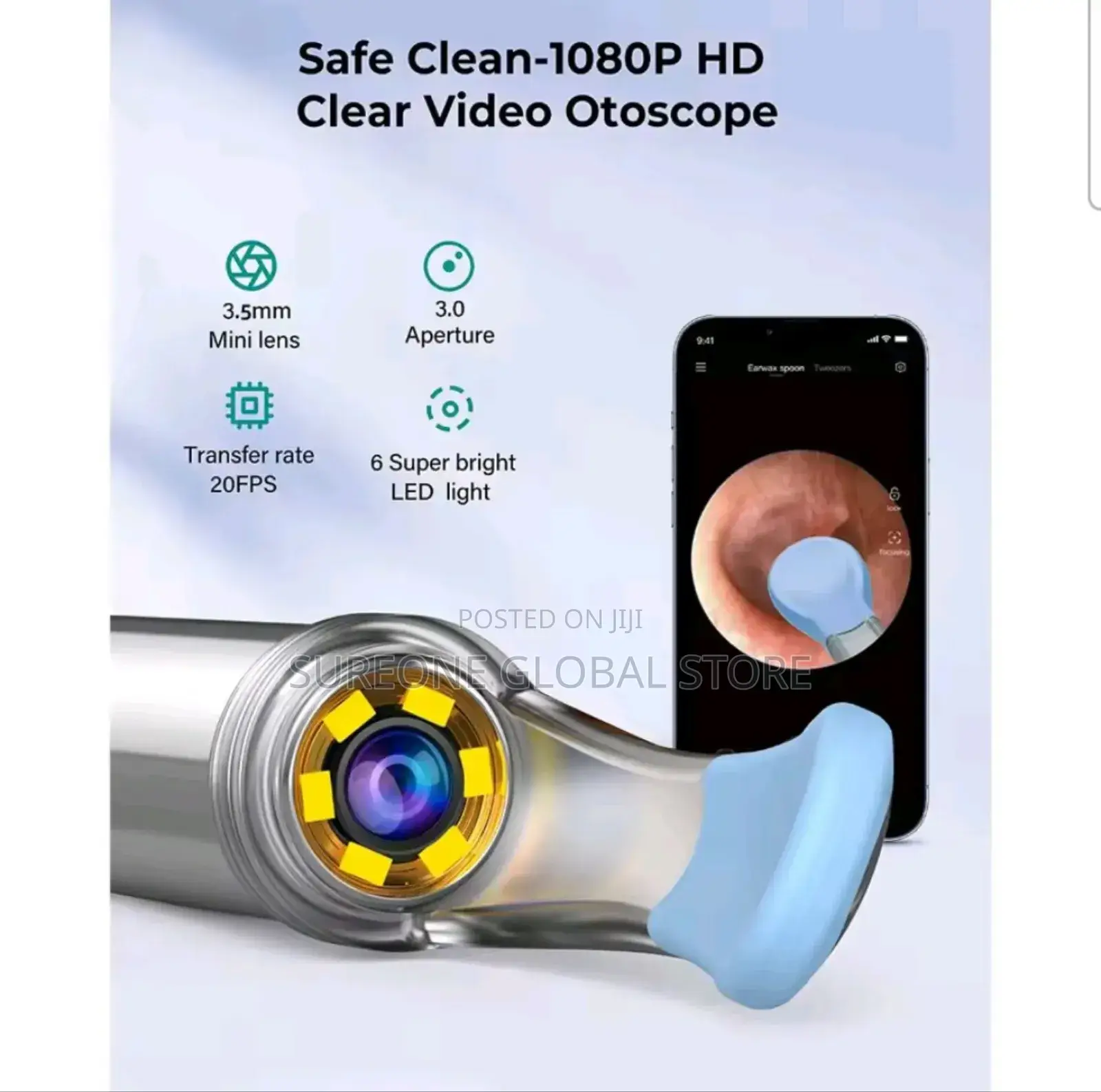 Camera Ear Wax Remover Kit for Ear
