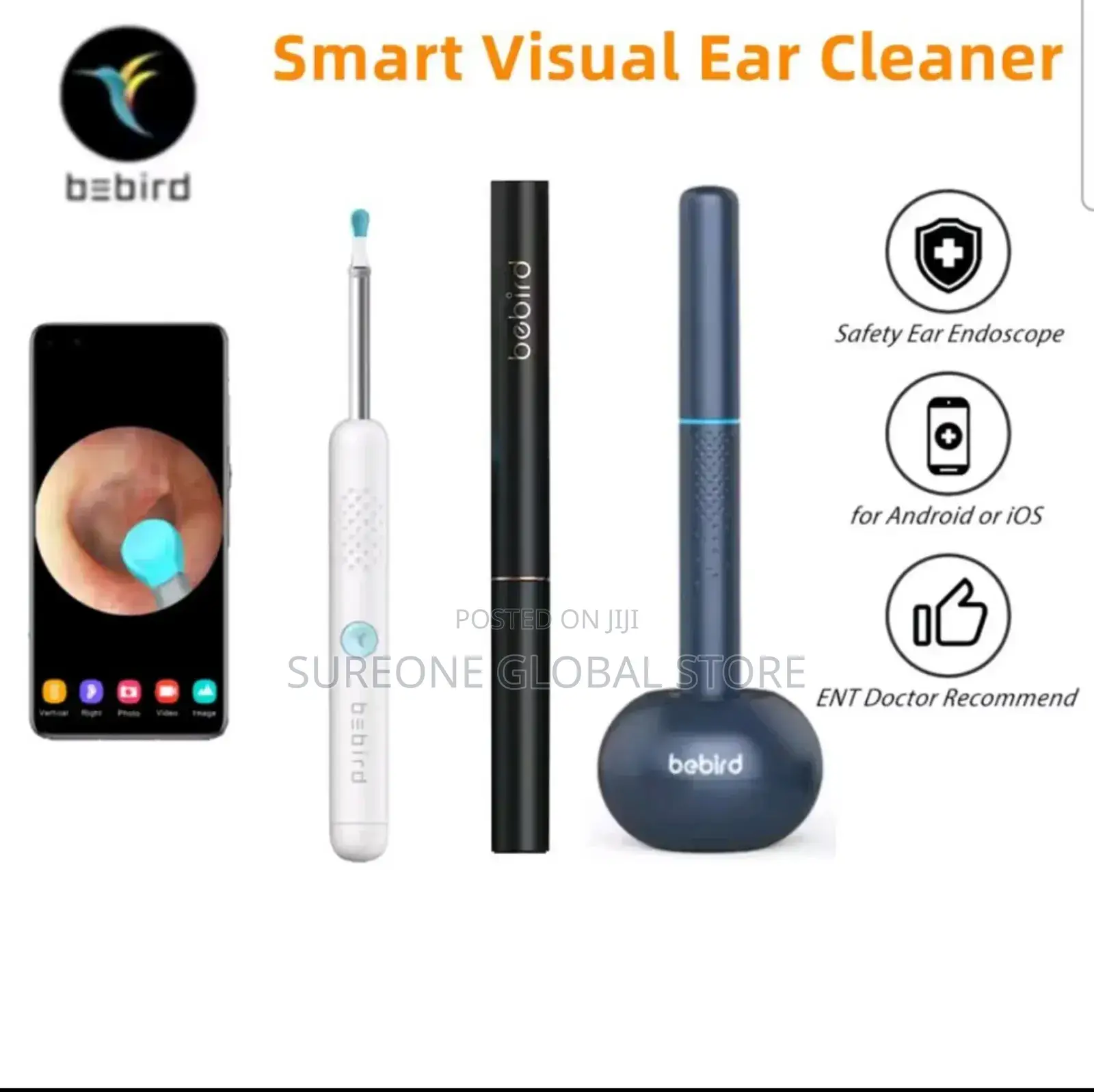 Camera Ear Wax Remover Kit for Ear