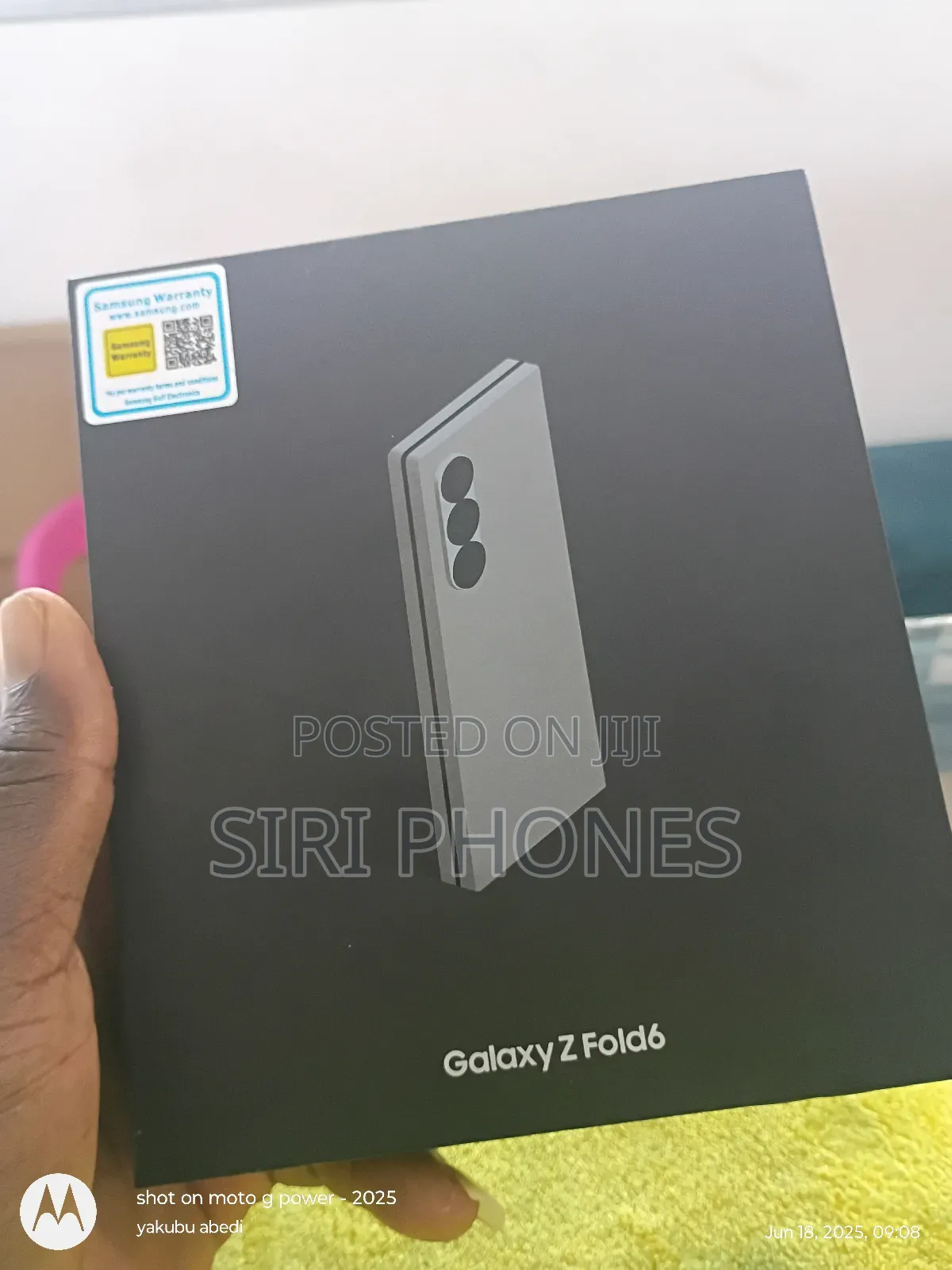 New Samsung Galaxy Z Fold6 256 GB Black