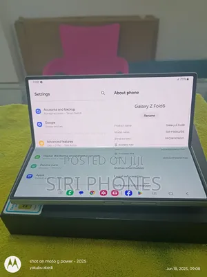 New Samsung Galaxy Z Fold6 256 GB Black
