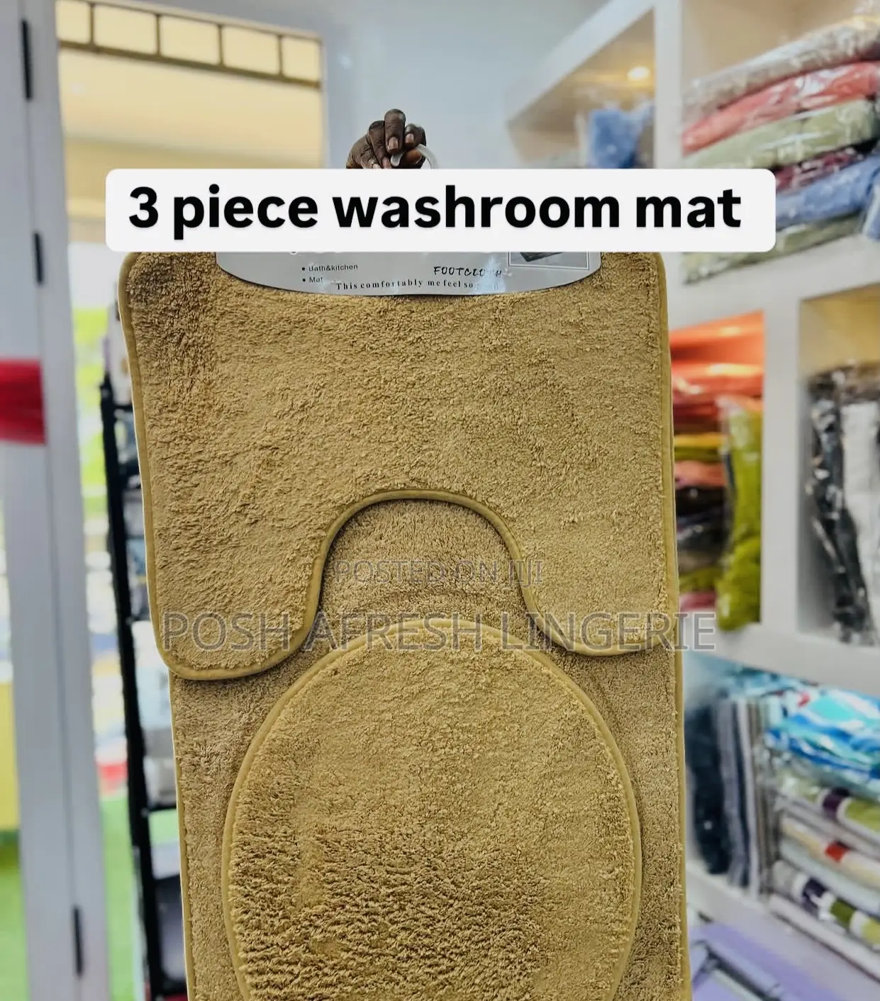 3 in 1 Bathroom Door Mat