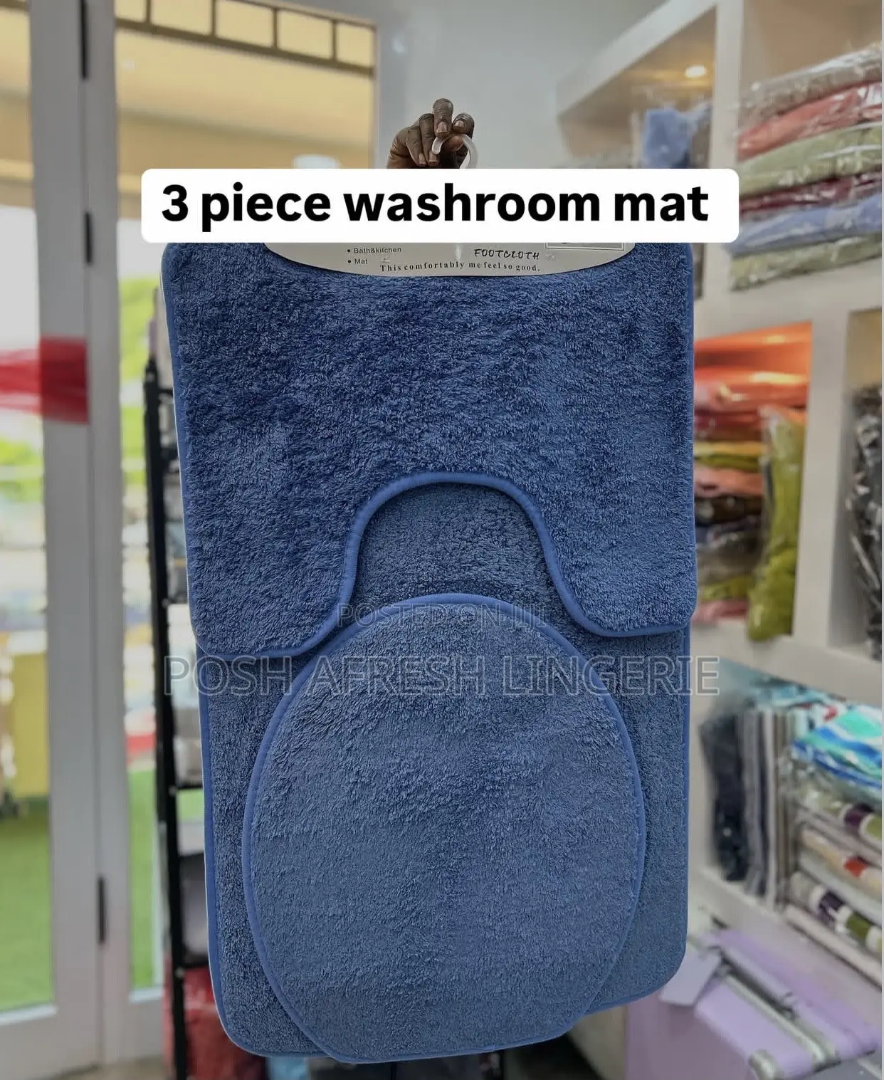3 in 1 Bathroom Door Mat