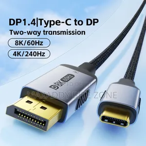 3m Type C To Displayport 2.1 Cable 8k@60hz 4k@144hz