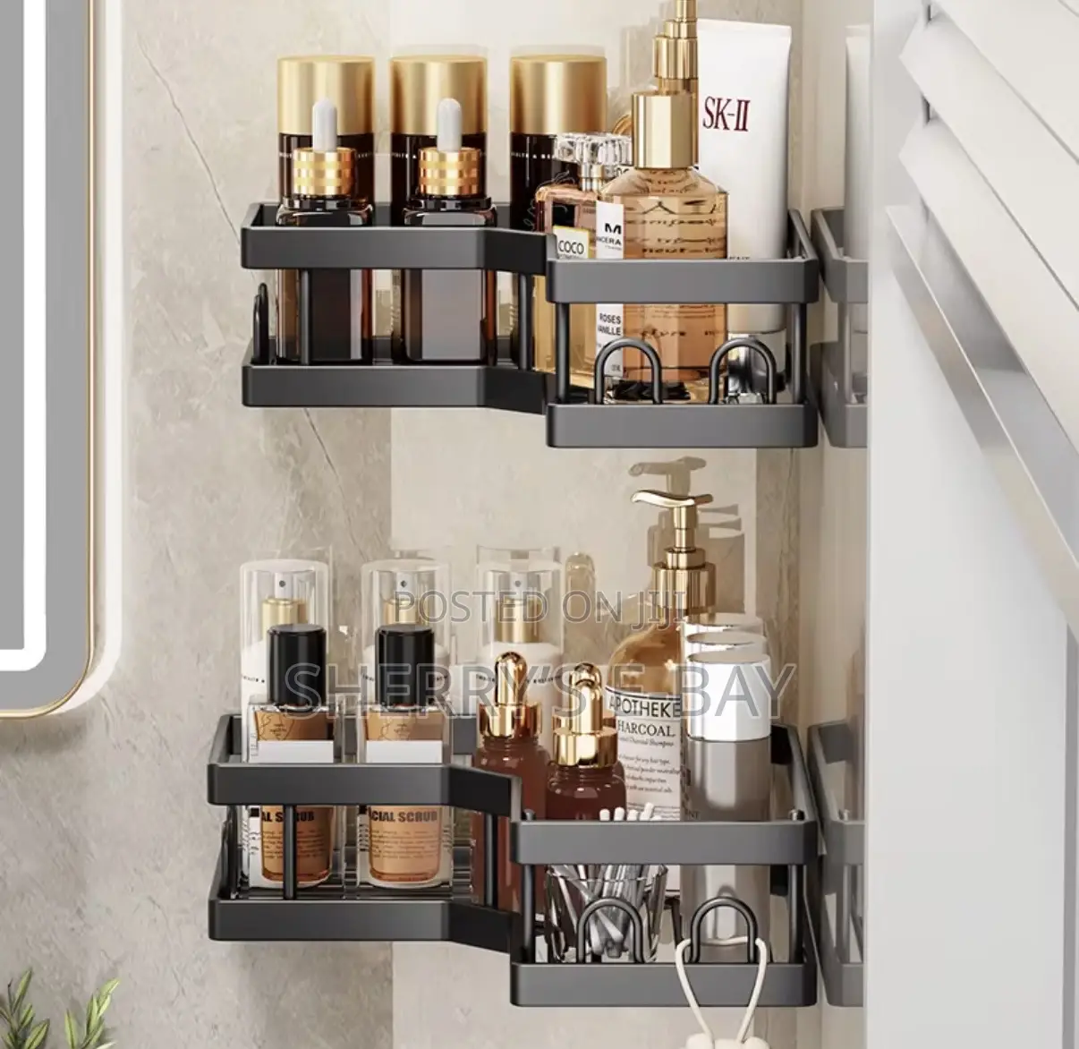 5pcs Bathroom Corner Rack