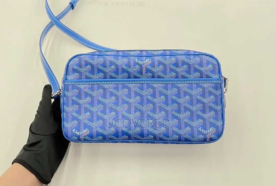 Goyard Crossbody Leather Shoulder Bag With Strap
