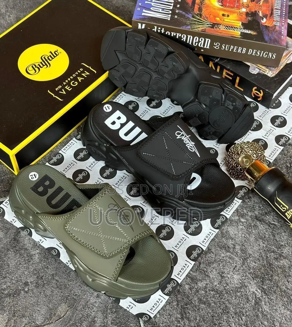 Buffalo Open Toe Waterproof Slide Sandal