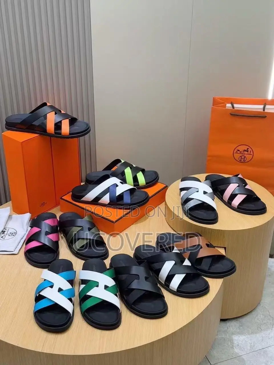 Hermes Men’S Slippers Breathable Flip Flops Outdoor Sandal