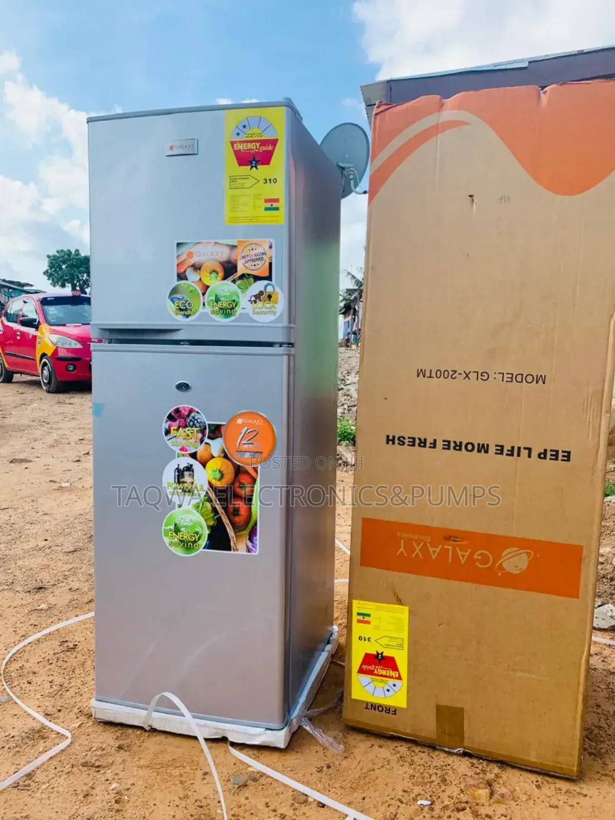 Rust Free Galaxy 138ltr Fridge