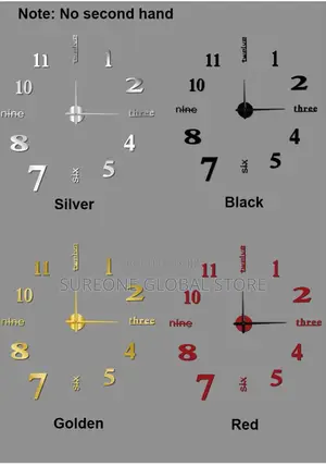Modern Diy Wall Clock 3d Decorative