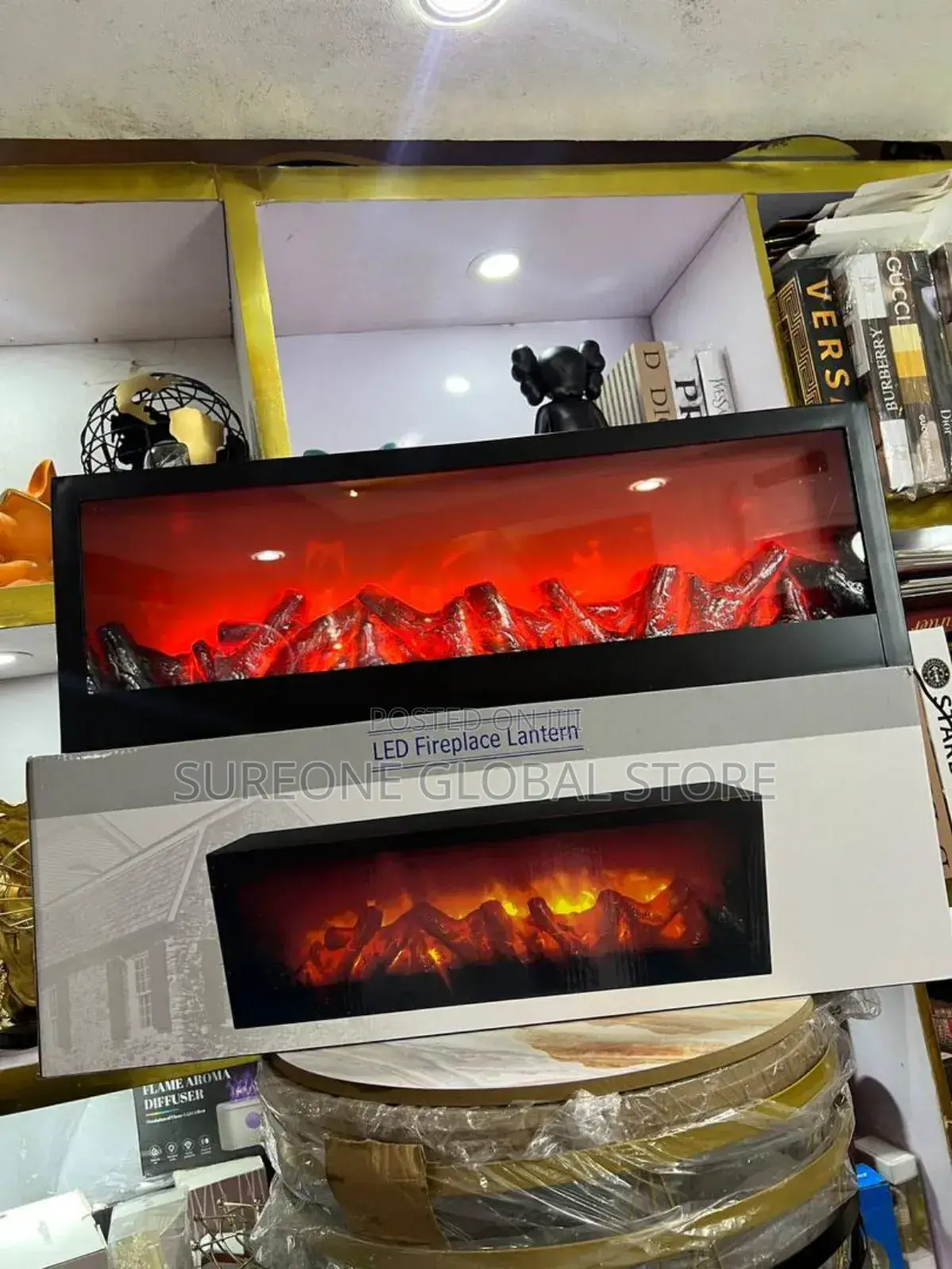 3d Simulated Fireplaces Flame Lamp