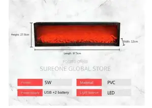 3d Simulated Fireplaces Flame Lamp