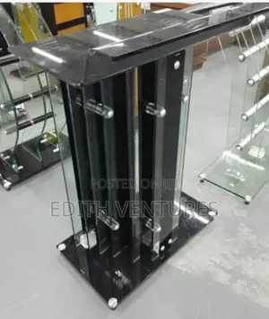 Well-Built Glass Podium