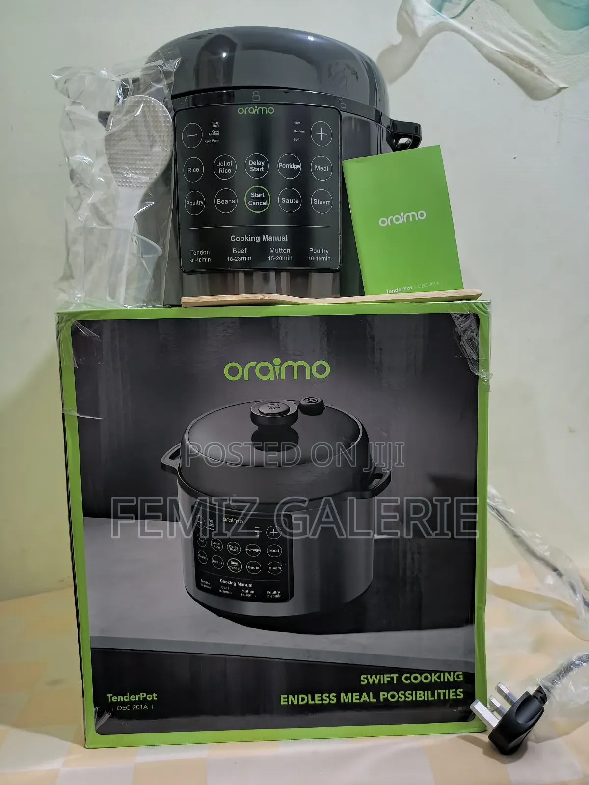 Oraimo Tenderpot 6l 1000w Electric Pressure Cooker