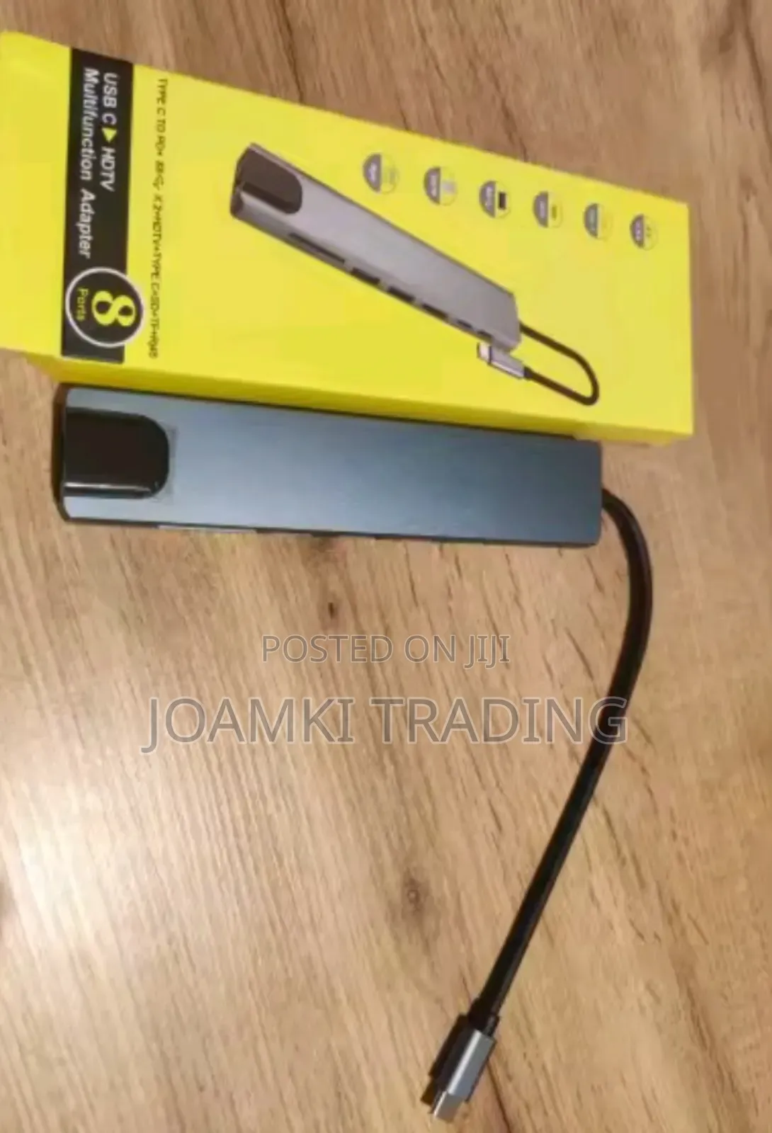 8 In 1 Usb C Hub 3.0 Splitter 4 Laptop, Pd Sd Tf Rj45 Hdmi