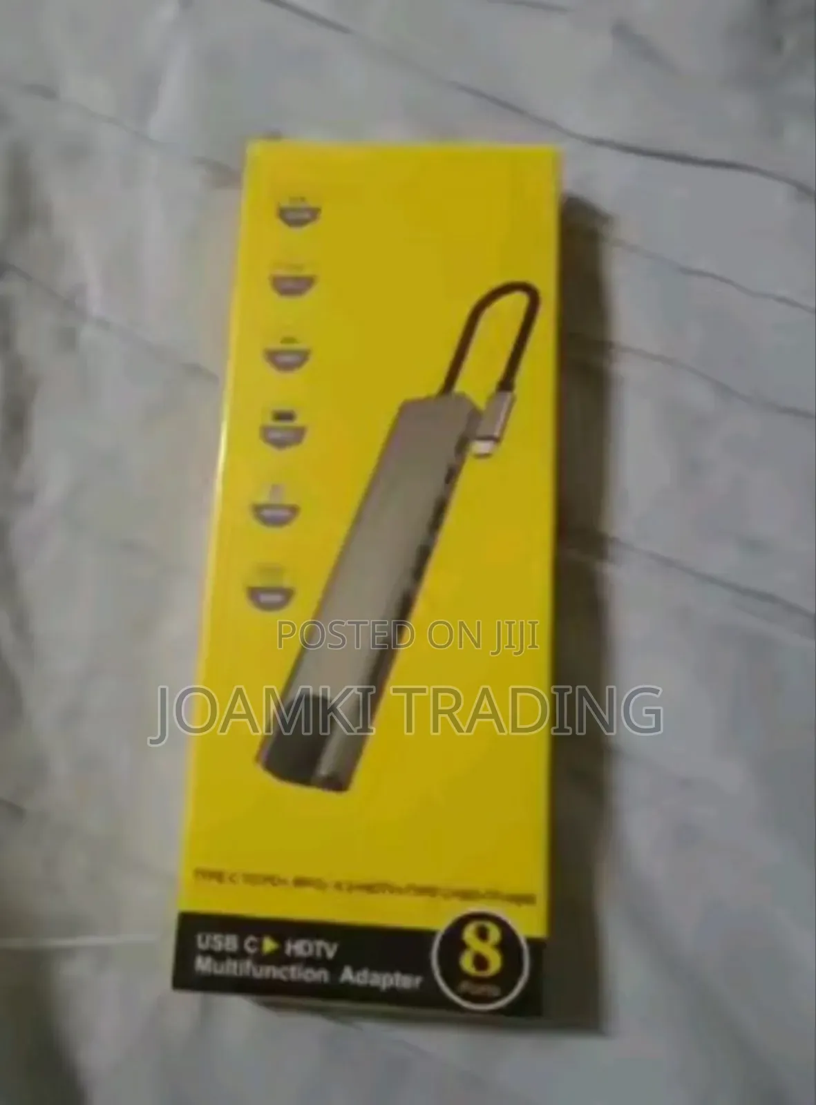 8 In 1 Usb C Hub 3.0 Splitter 4 Laptop, Pd Sd Tf Rj45 Hdmi