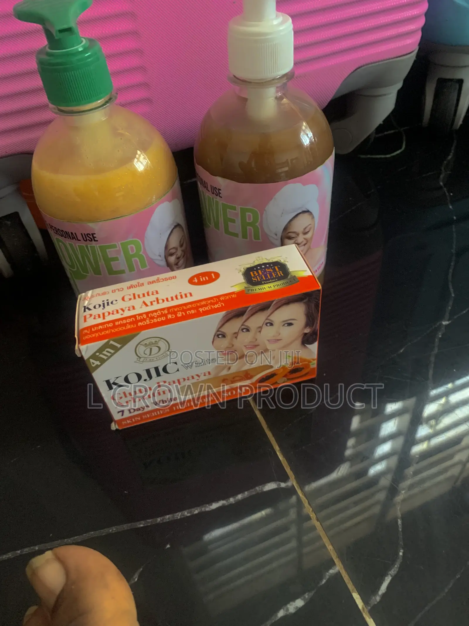 L Crown Products And Medicube Products Face Mask