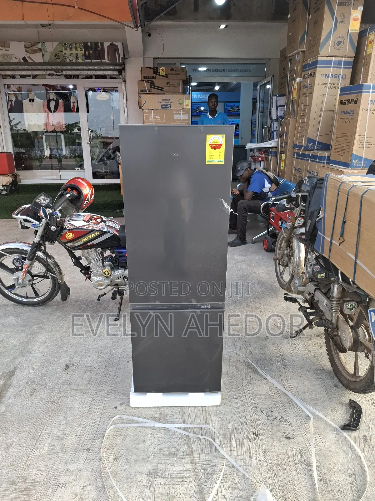 TCL Bottom Freezer 163 Liters Brand New Available